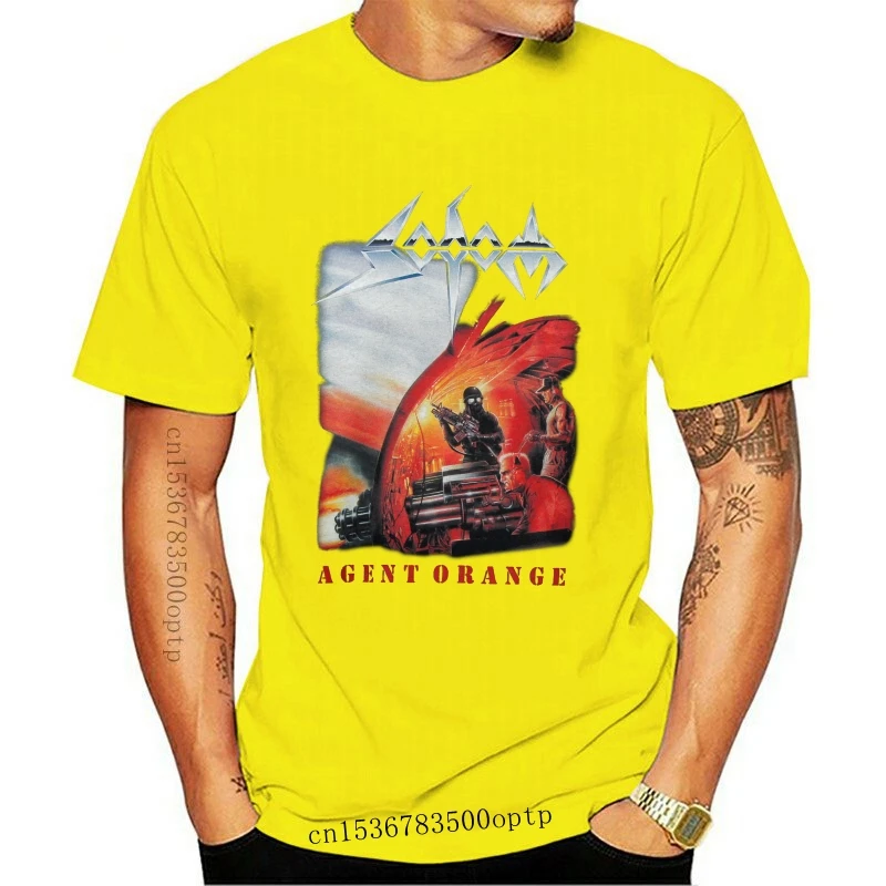 New Authentic Sodom Band Agent Orange Album Cover Art T Shirt S M L Xl 2xl 21 T Shirts Aliexpress