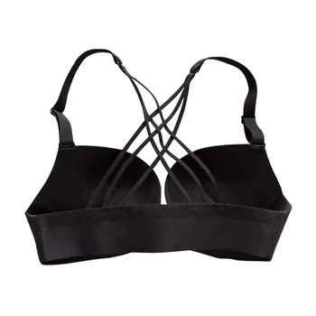 

Solid Sexy Women Deep V Bra Lace Up Brassiere Seamless Push Up Padded Bra 32 34 36 38B QHAG