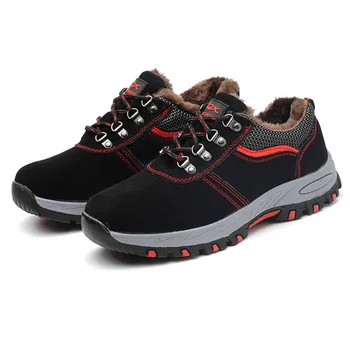 

Men Casual Breathable Steel Toe Caps Work Safety Shoes Anti-pierce Building Site Worker Security Shoes Big Size