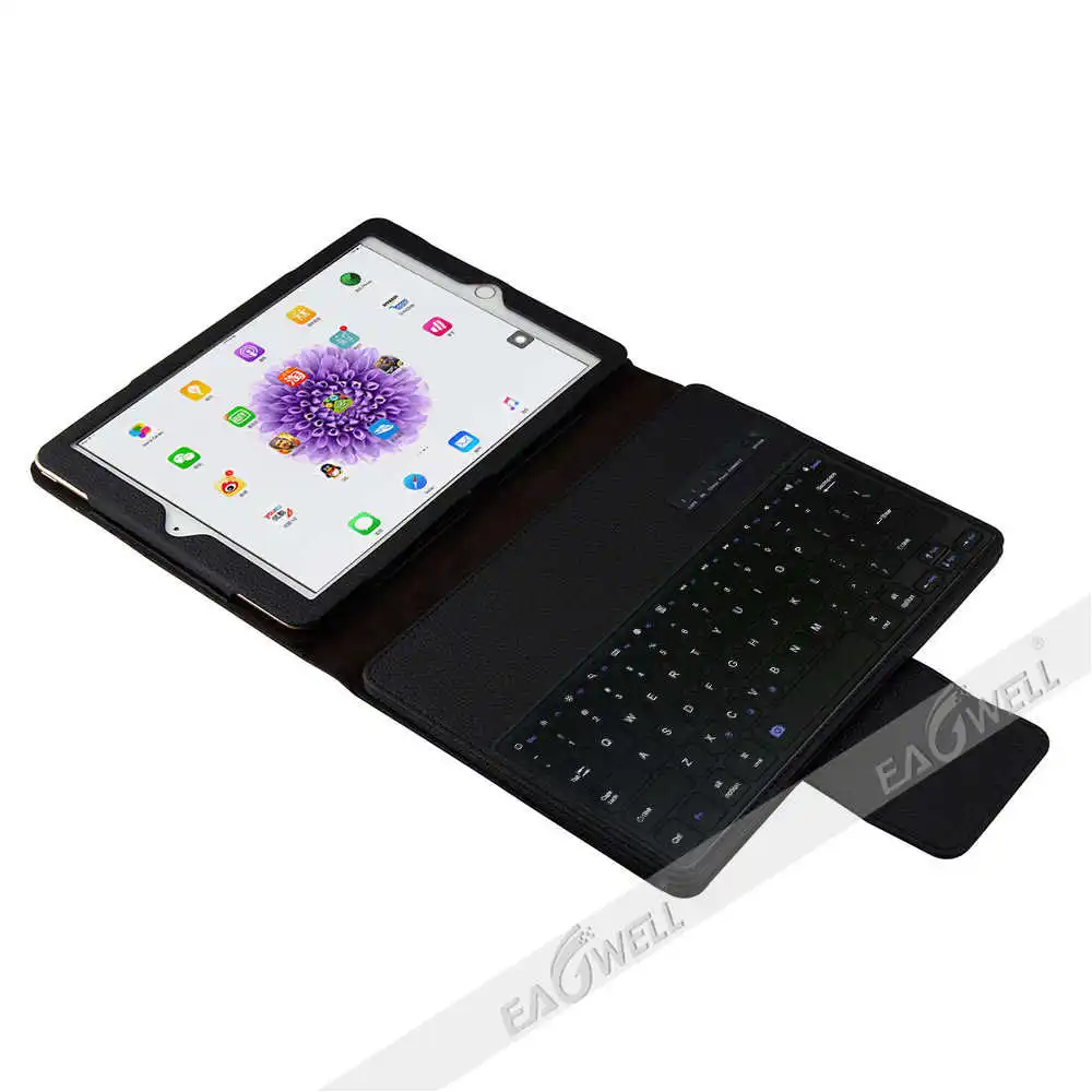 Беспроводная Bluetooth клавиатура чехол для планшета для iPad Pro 12,9 / чехол из искусственной кожи Litchi чехол-подставка для iPad Pro 12,9