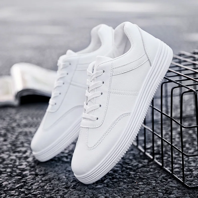 Buy JOUSEN Men's Casual Shoes White Sneakers for Men Memory Foam White Shoes  Soft Fashion Sneaker (8,White) at Amazon.in