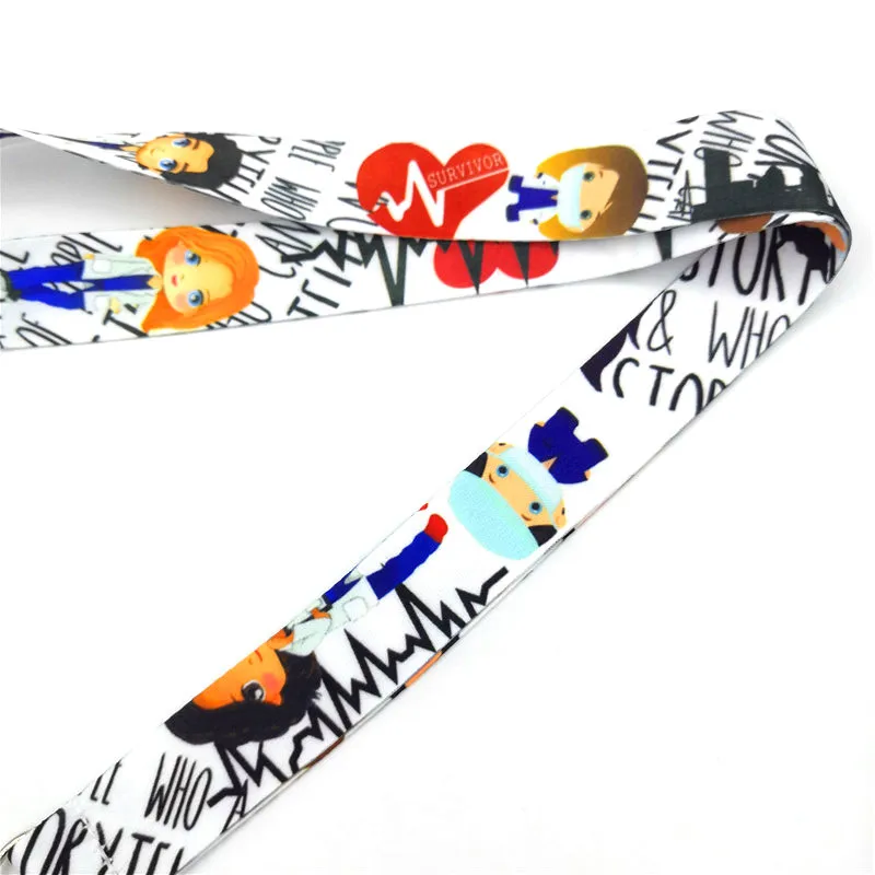 Анатомия страсти шейный ремешок брелок для ключей держатель значка с подвеской