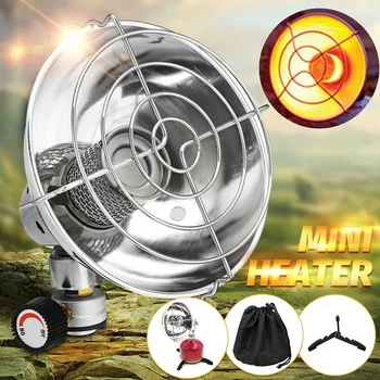 

Portable Gas Heater Outdoor Mini Space Heater Gas Heating Stove Camping Hiking Fishing Hunting Tent Warmer with Stand