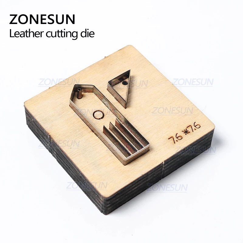ZONESUN H5 DIY Custom Cutter кожаные серьги для резки высечки кожи серьги для стального правила высечки машины пресс-инструменты