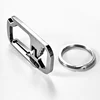 QOONG 2022 Stainless Steel Keyrings EDC Multi Function Tool Keychains with Wrench Bottle Opener Ruler Key Chain Ring Holder Y83 ► Photo 3/6