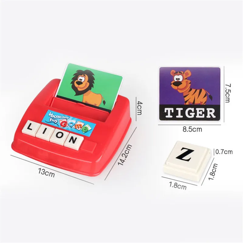 Children Montessori Toy Learn English Words Memory Card Language Learning Machine Early Educational Game Teaching Aids 6