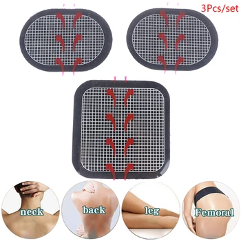 

3pcs/lot Muscles Training Massage Waist Replacement Gel Pads Massager Patch For Stimulator Trainer Toning Belt Accessories