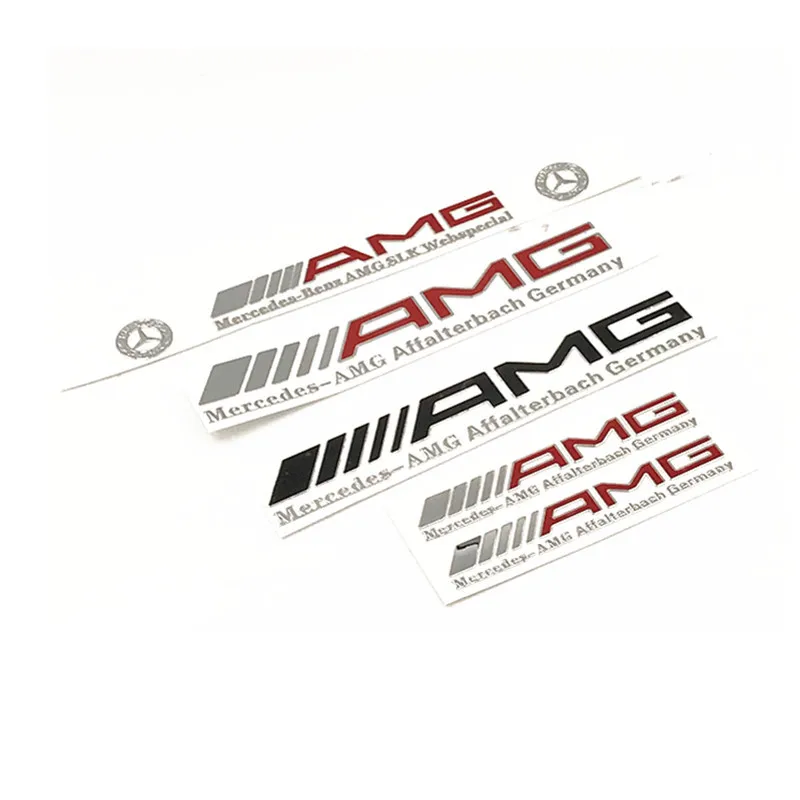 AMG Metal Thin Paste C of E of Bumper Stickers Automobile Sticker Nickel Alloy Adhesive Paper Car Supplies