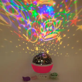 

USB Multi Patterns Night Light Projection Lamp Wonderful Wedding Decor Party Lighting Gifts Pink Cat Star Moon DC 5V