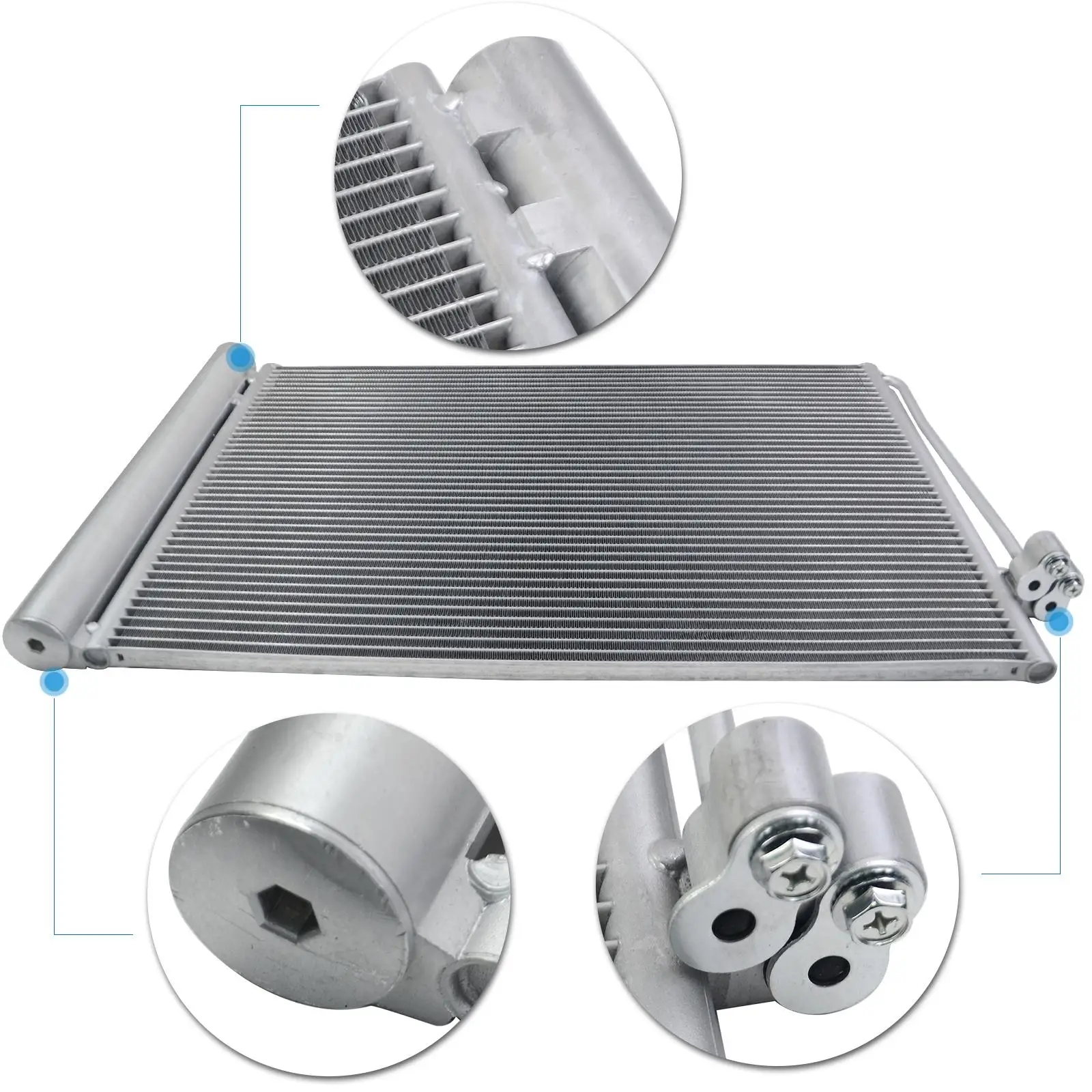 

AP03 Condenser Air Con Radiator For BMW 5 7 Series E60 E61 E65 E66 520d 525d 530d 730d 64508361362