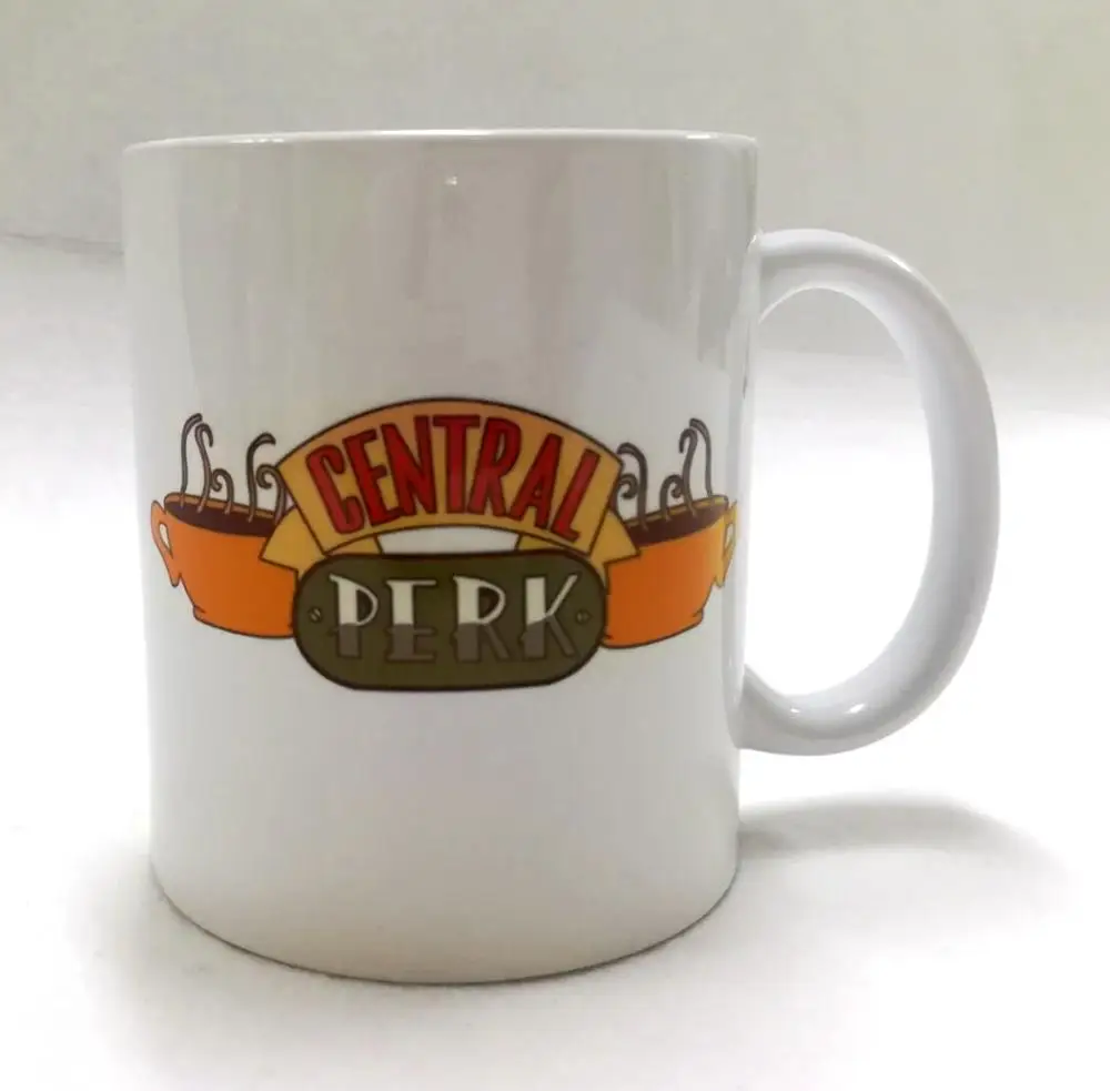 ТВ серии друзья Central perk кружка Кофе чашки Косплэй керамики Чай кружка костюм на Хэллоуин с изображением героев мультфильма, подарок