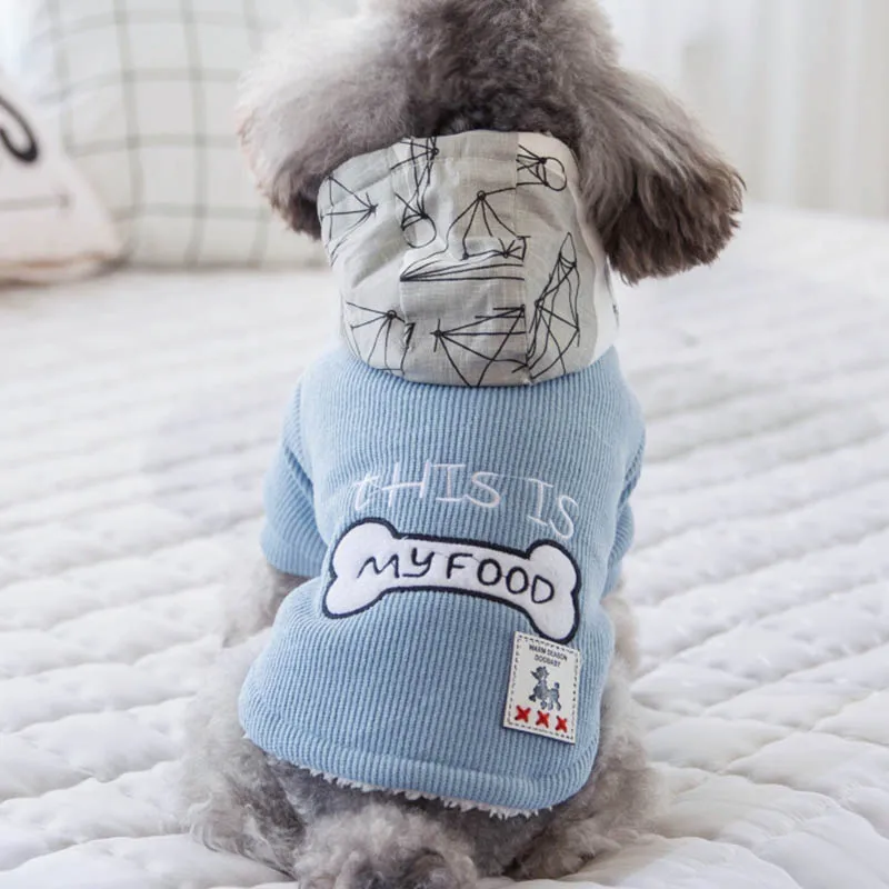 Зимняя одежда для собак утепленное пальто куртка костюм щенков