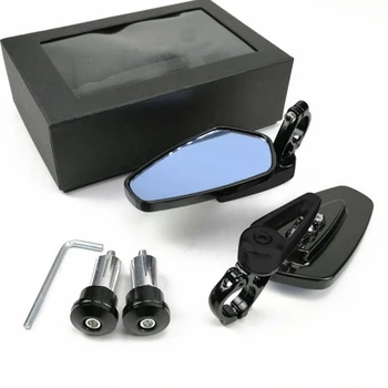 

Motorcycle Moto Replacement Accessories Side View Mirrors Rearview Mirror With Small Tool Set Aluminum Alloy Side View Mirrors