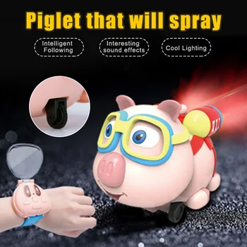 

Pig Small Eight Watch Remote Control Car Watch Remote Control Car Smart Follow Toy Pig Hot Sales