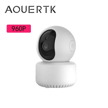 

AOUERTK 960P Night Vision 360 Full View IP Camera with TF Card Slot Motion Sensor WIFI Security Camera For Home