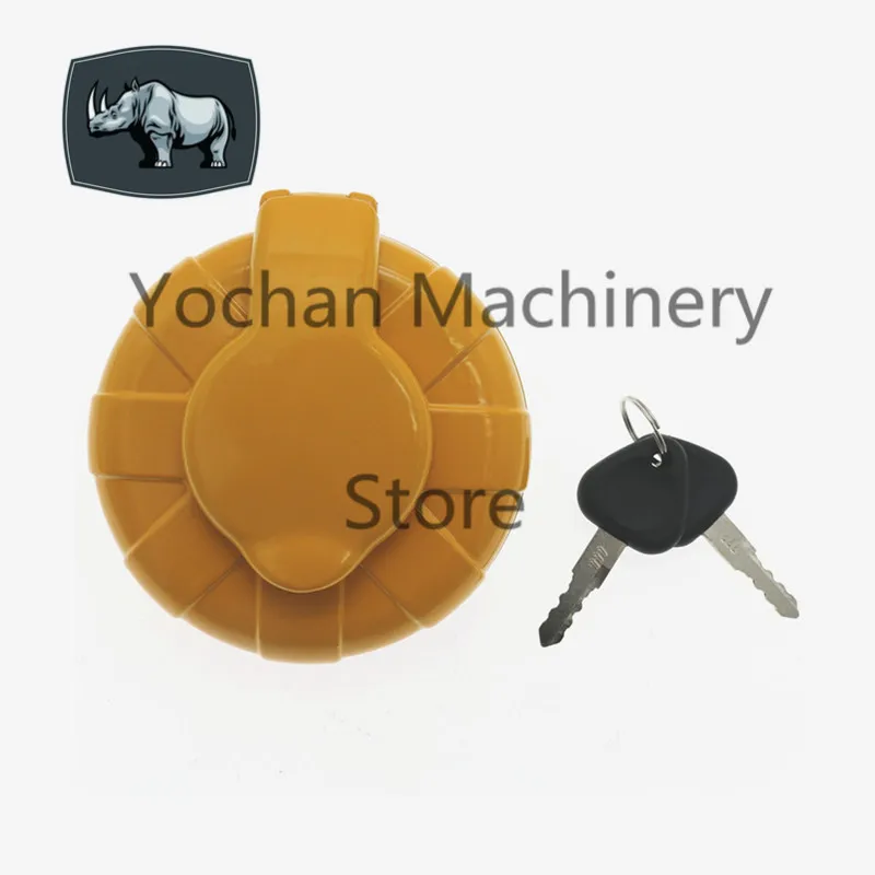 

For Volvo Excavator Loader Fuel Tank Cap VOE14528922 14528922 With 2 Pcs 777 keys 111600240 1116-00240 FSG80-0074