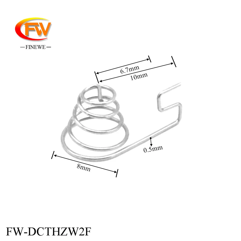 

20pcs/lot AA AAA Battery Contact Spring 0.5/0.6mm Nickel Wire for Remote/Toy
