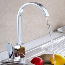 Kitchen Faucet Cold Hot Water Sink Mixer Taps Square Swivel Kitchen Faucets with Hose Quality Guarantee Kitchen Accessories