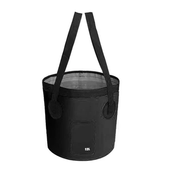

12L/20L Bowl Sink Washing Bag Car Wash Bucket Portable Outdoor Travel Foldable Water Bucket Multifunction Folding Bucket