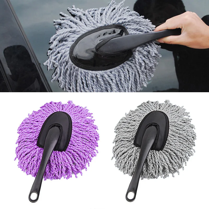 1pc Car Duster, Wax Mop, Car Wash Soft Bristle Brush, Car Brush Cleaning  Tool, Large Brush