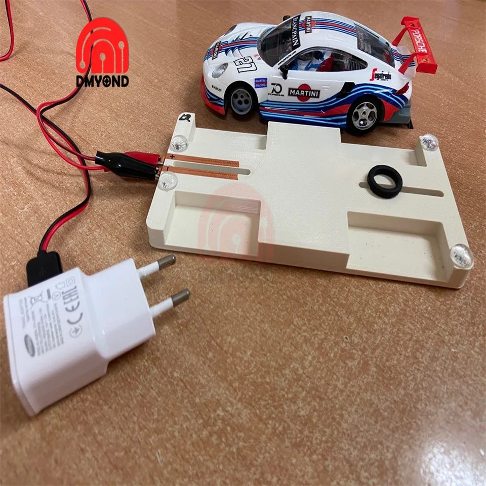 Cavo Con Morsetti A Coccodrillo E Spina USB, 55 Cm, Per Test Elettrici, Multimetro E Alimentatori, Rosso E Nero