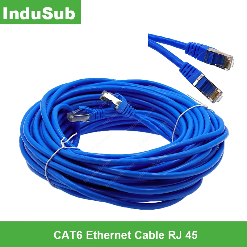 

CAT6 Ethernet Cable RJ 45 Network Cable 20m Patch Cord for Laptop Router Cat6 Compatible Patch Cord for Modem Router Cable Ether