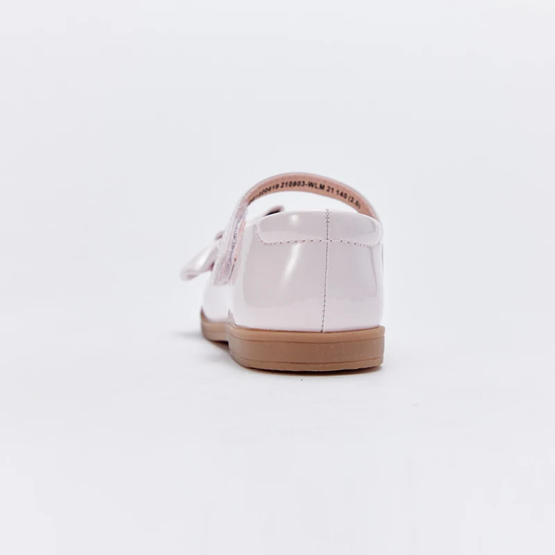 DB1220619 Dave Bella spring fashion baby girls bow solid leather shoes cute children girl brand shoes