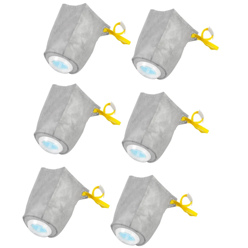 

6Pcs Pet Dog Mask Anti Dust Mask Breathable Protective Mouth Cover Supplies for Dogs(L)