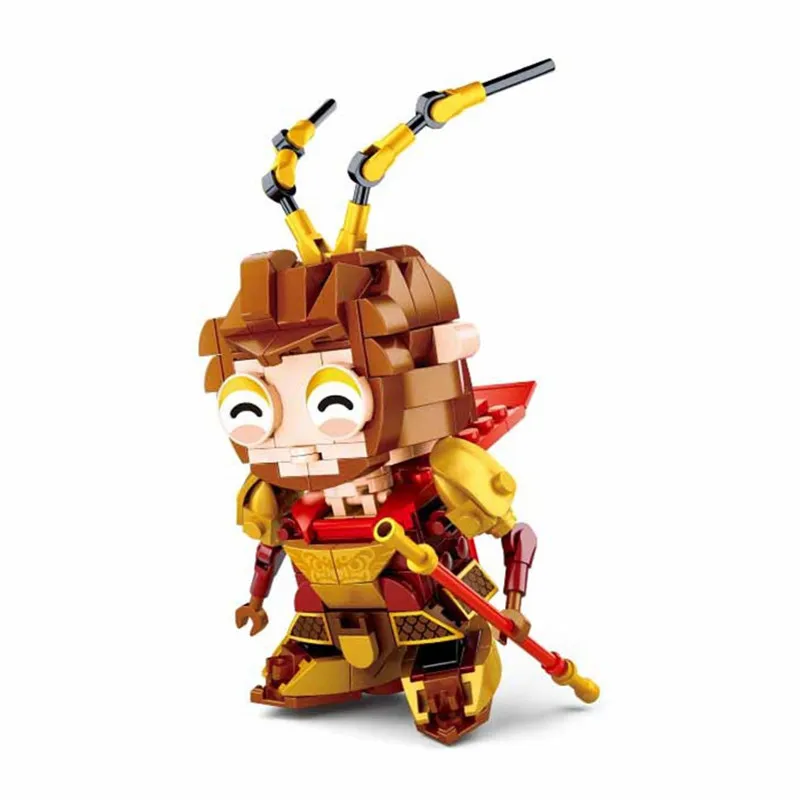⎡LEYILE BRICK⎦ Custom Monkey King Sun Wukong Lego Minifigure