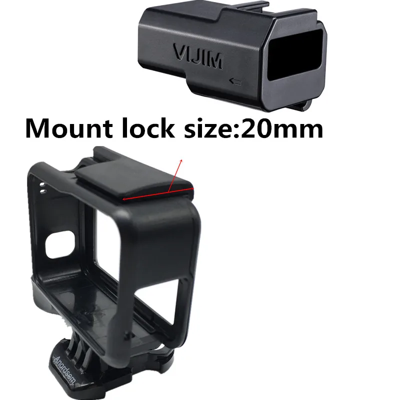 Крепление для микрофона Адаптер для Gopro 3,5 мм Mic адаптера Холодный башмак продлить крепление для экшн-камеры Gopro Hero 7 6 5 чехол крепления