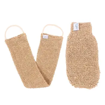 

1/2pcs Ramie Jute Bath Scrubber Bathing Gloves Towel Exfoliating Glove Exfoliating Back Scrubber Body Scrub Gloves Health Care