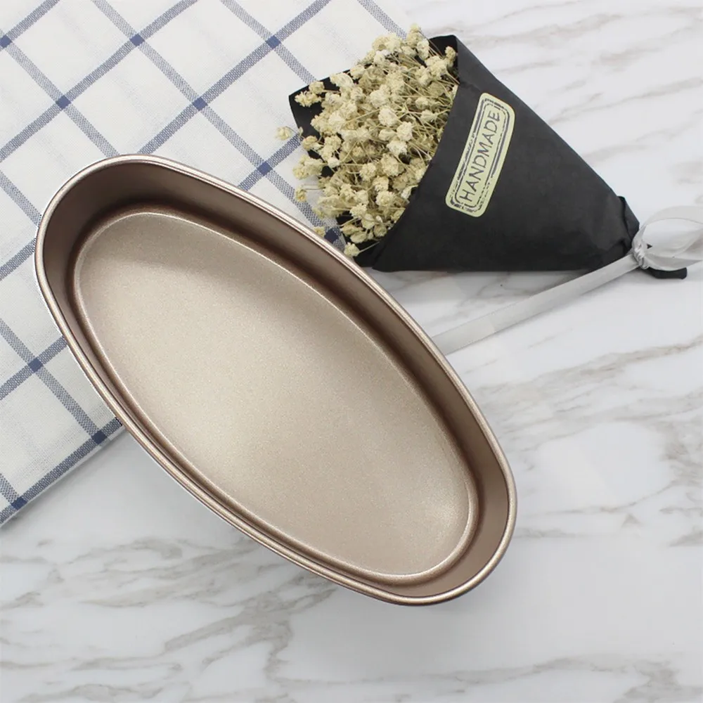 Non-stick Oval Shape Cake Molds Carbon steel Cheese Bread Tray Making Mould Kitchen Baking Tools | Дом и сад