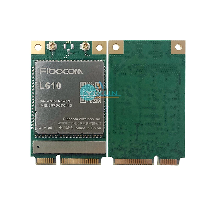 Fibocom L610 L610-LA LTE Cat1 mini pcie module Latin America LTE-FDD band B1/B2/B3/B4/B5/B7/B8/B28/B66 GSM 850/900/1800/1900MHz eg25 eg25 g mini pcie worldwide global 4g lte industrial modem fdd lte b1 b2 b3 b4 b5 b7 b8 b12 b13 b28