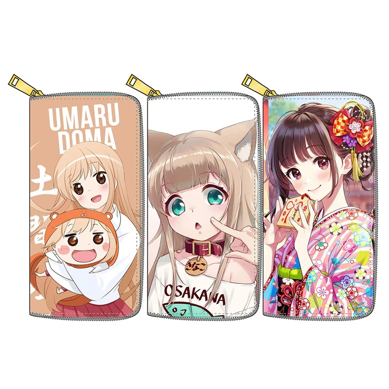 

Anime Cartoon Himouto! Umaru-chan Long Wallet Long PU Leather Purse Card Holder Purse for Cosplay Gift Money Bag