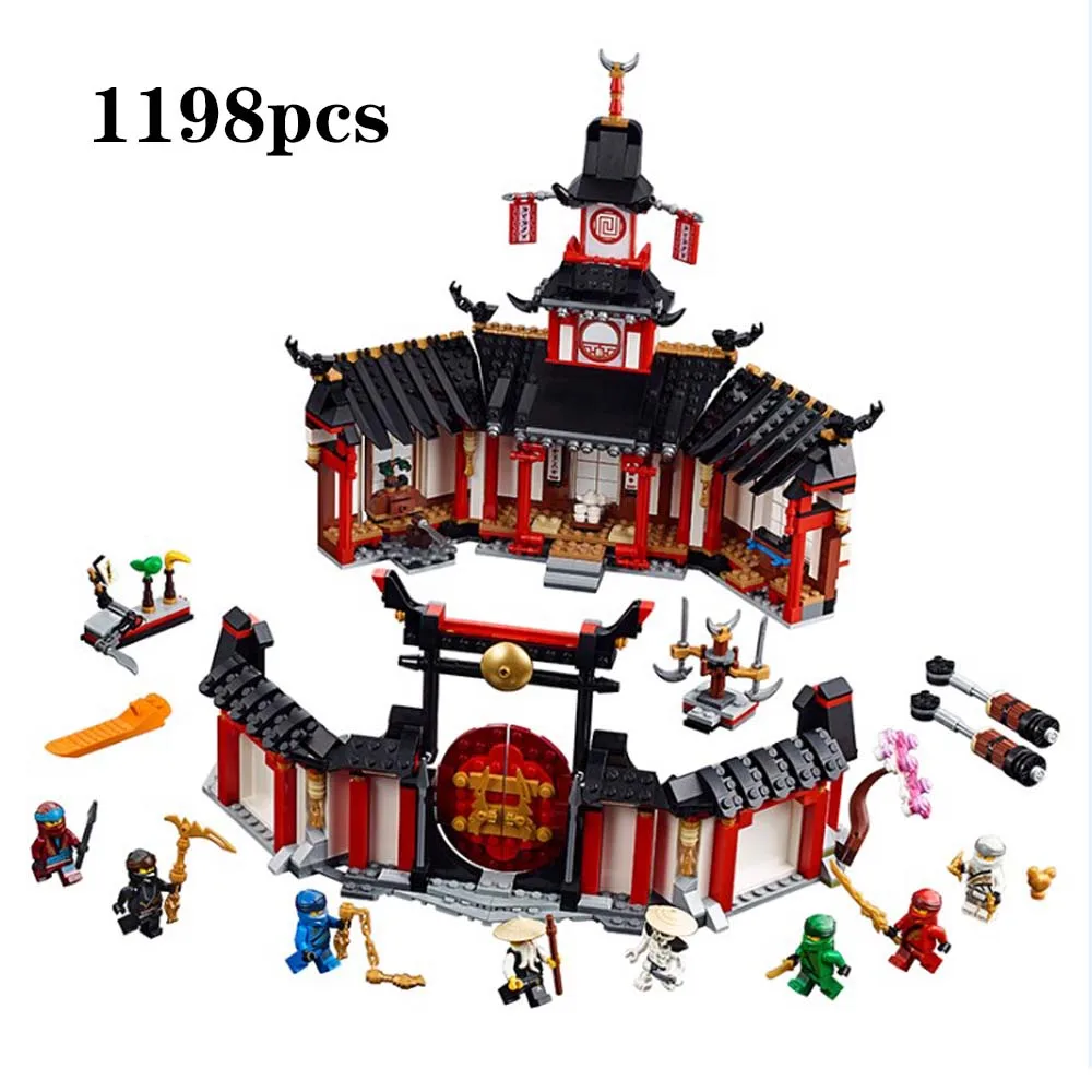 

Ninja Series Toys Monastery of Spinjitzu Compatible Legoingly Ninjagoingly 70670 Building Blocks Bricks for Kids Christmas Gift