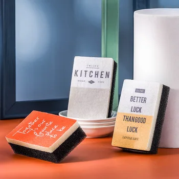 

2Pcs Household Brush Magic Cleaning Spong Brush For Kitchen