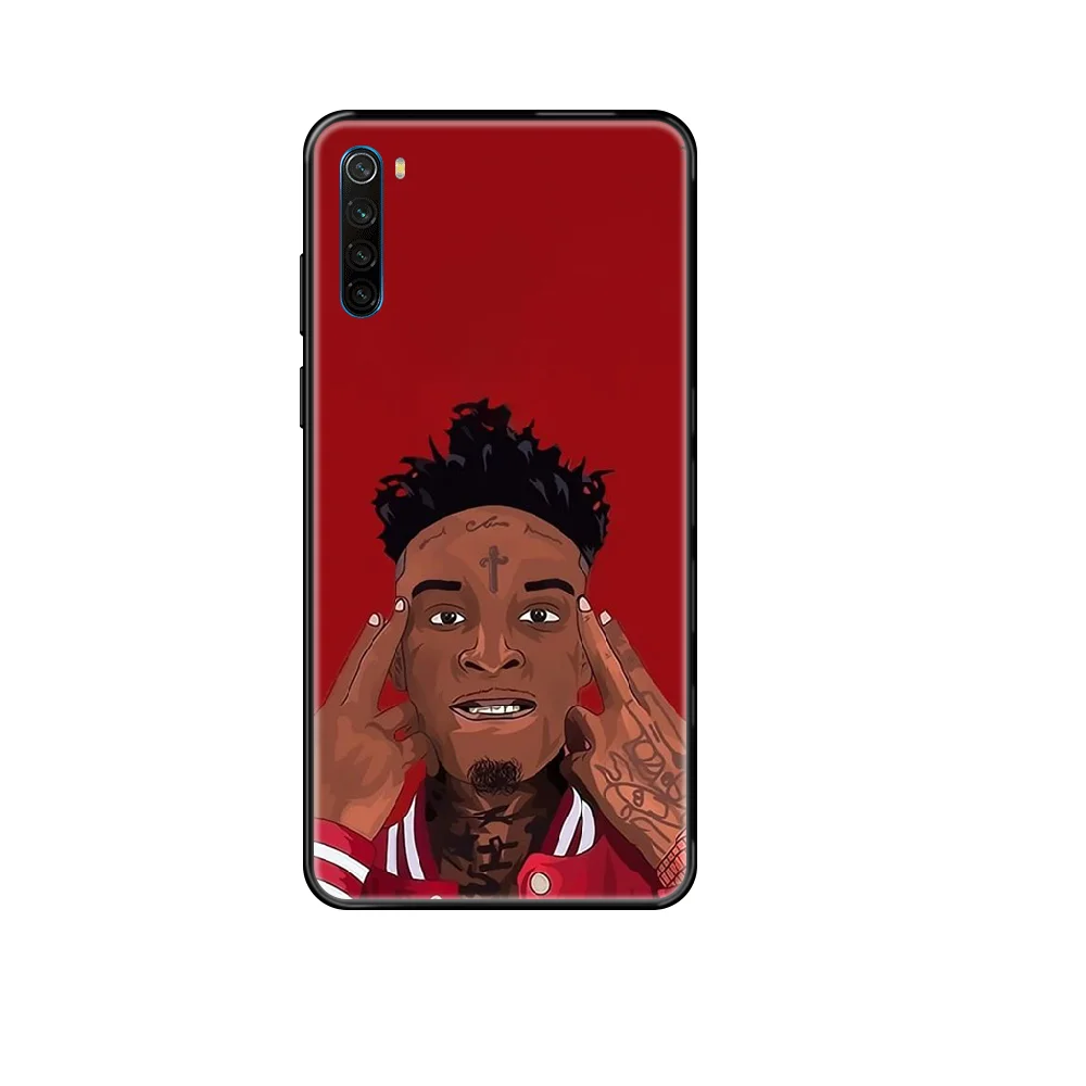 Rapper kodak black Phone case For Xiaomi Redmi Note S2 4 5 6 7 8 A S X Plus Pro black soft coque luxury bumper 3D Etui pretty