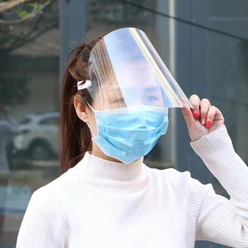

Safety Face Shield Clear Grinding Screen Mask Visor Eye Protection Anti-fog Protective Prevent Saliva Splash Mask 2020 New
