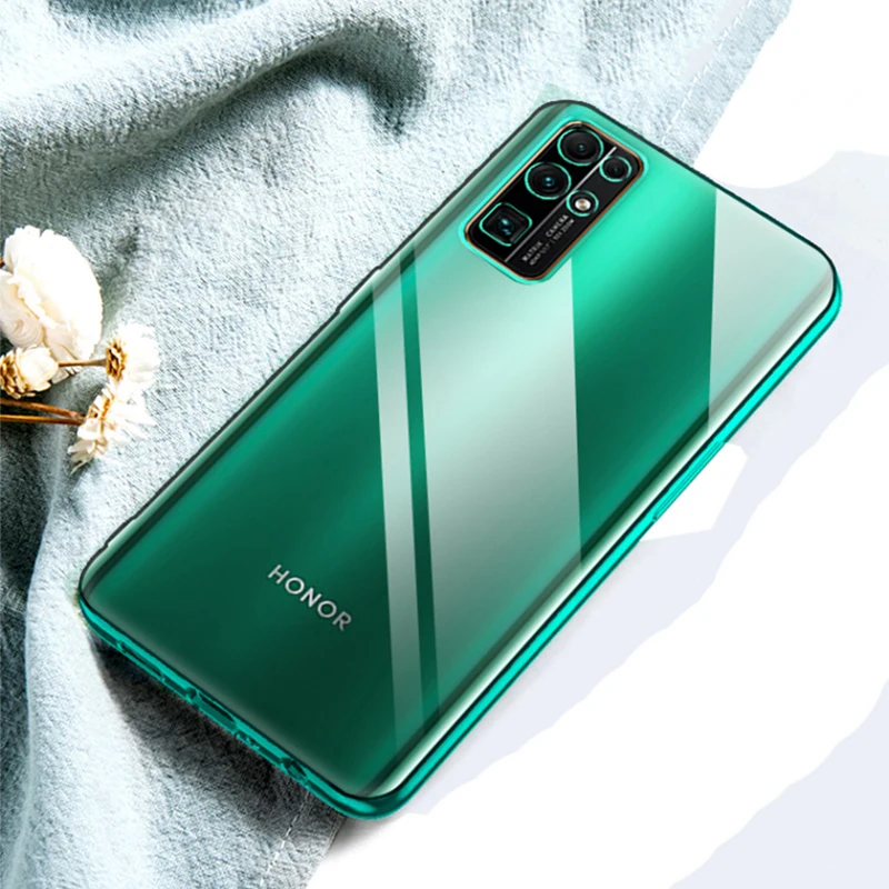 Чехол для Huawei Honor 30 с лазерным покрытием роскошный яркий прозрачный мягкий чехол