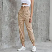 Женские повседневные брюки, спортивные свободные штаны с карманами, новые женские свободные штаны, уличные брюки для верховой езды, фитнеса, уличная одежда