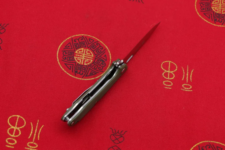 TIGEND 1809 D2 лезвие G10+ стальная ручка Флиппер Складной нож Открытый Отдых Охота выживания Карманные Ножи EDC инструменты