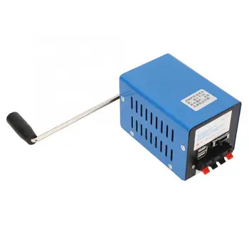 

Portable High Power Hand-cranked Charging Generator USB Charging Emergency Dynamotor Metal