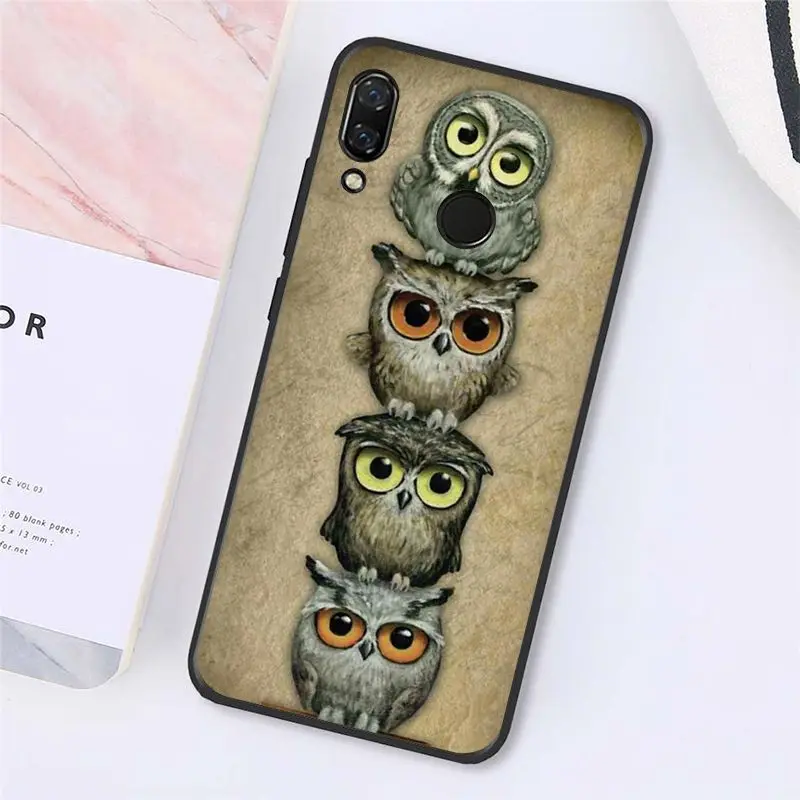 Cartoon cute animal owl