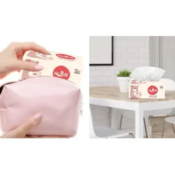 

2020 Napkin Paper Yellow Bear Advertising Custom Paper Single Paper Pumping Toilet Paper Virgin Pulp Paper 10 Pieces
