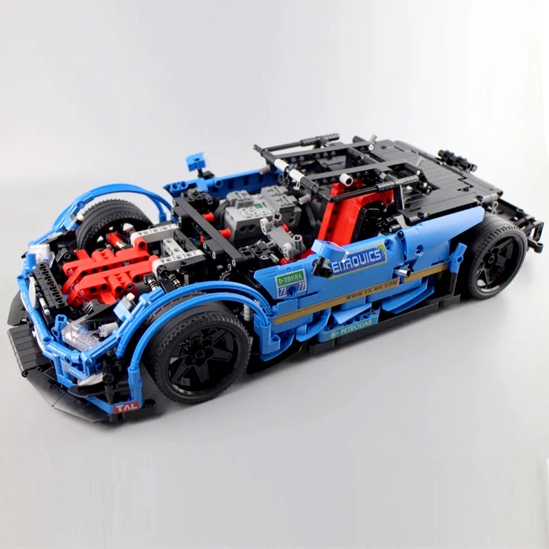 13073 Technic RC гоночный автомобиль AMG C63 DTM совместим с MOC-6687 6688 строительные блоки кирпичи приложение управления с светодиодный игрушки подарки