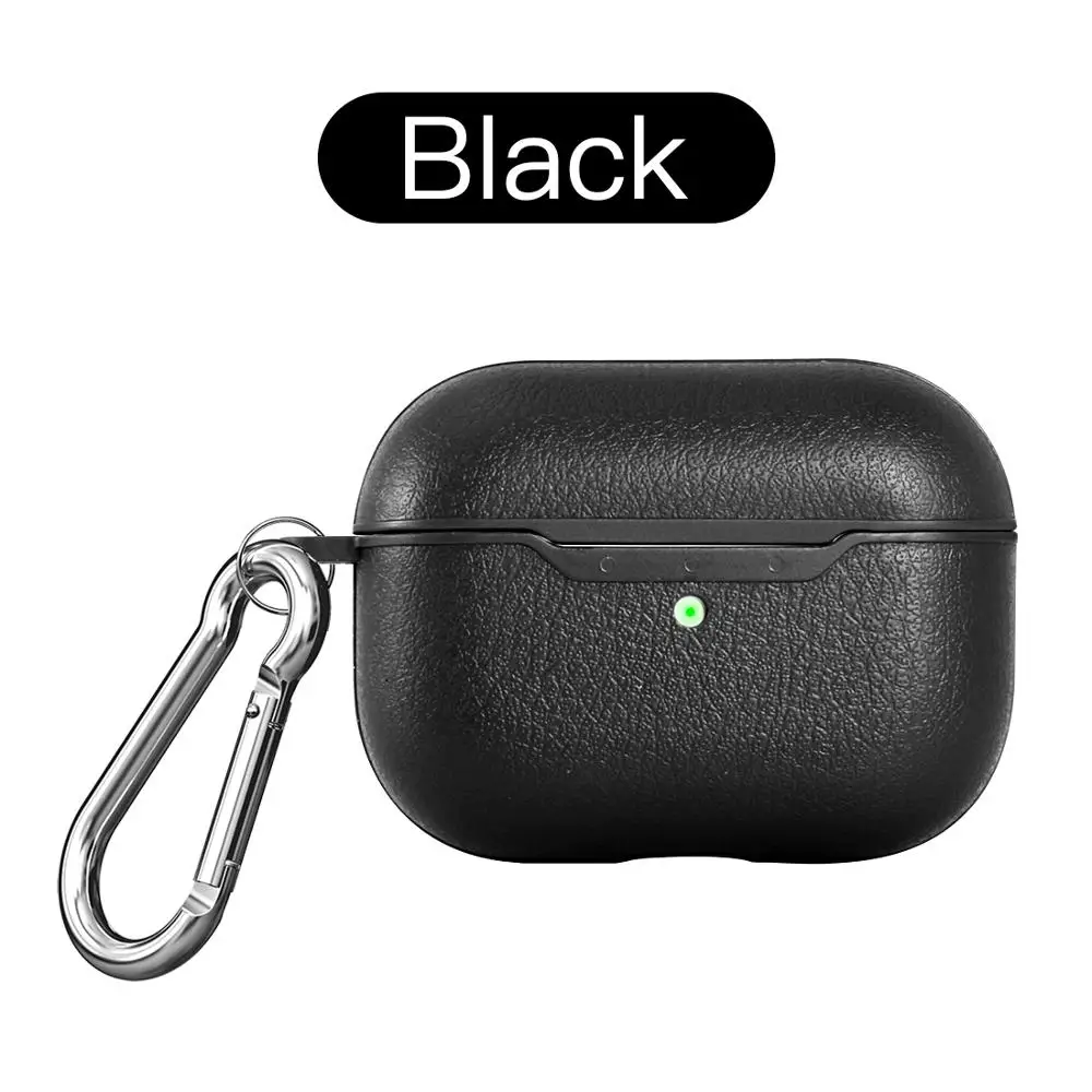 Чехол для AirPods Pro силиконовый чехол с зернистой текстурой личи сумка переноски