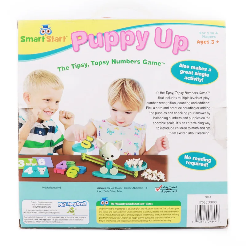Америка Smart Start P up PY up Puppy Balance детская математика с цифрами+/-развивающая игрушка