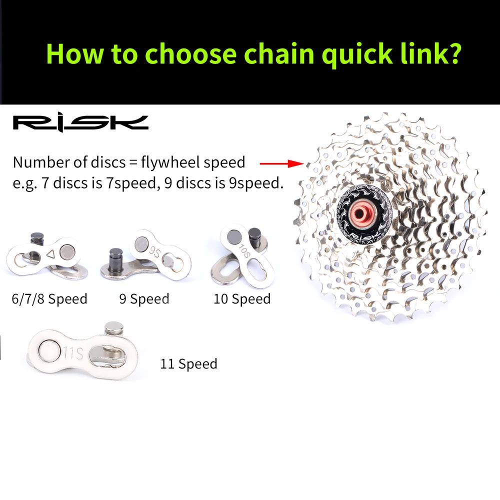 Best 5 Pairs Risk Universal Mountain Road Bike Connecting Chain Quick Link Connector Bicycle Missing Master Link 6/7/8/9/10/11 Speed 1 Best 5 Pairs Risk Universal Mountain Road Bike Connecting Chain Quick Link Connector Bicycle Missing Master Link 6/7/8/9/10/11 Speed 1