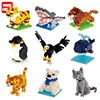 Wisehawk diamond mini building blocks animal toy bag building blocks A1-B26 dog cat bird animal series for children gifts ► Photo 1/6