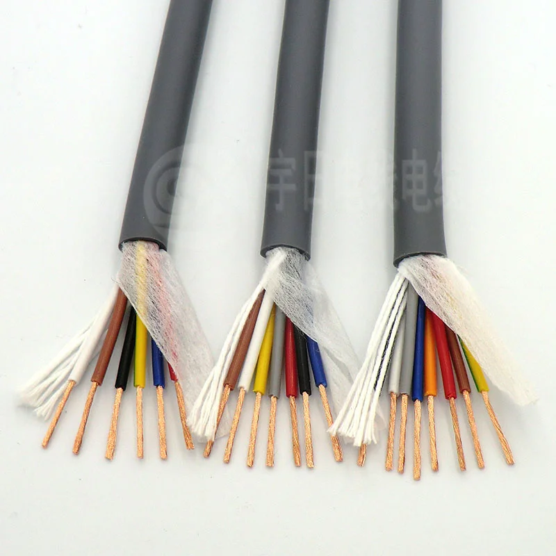Towline провод 7 core 0 5 75 1 5мм ² Высокая Гибкая 20 18 17 16 AWG серый кабель с цепью м